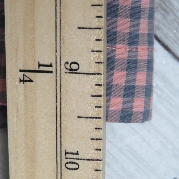 Old Navy* Men's Short Sleeve Button Down Curved Hem Chest‎ Pocket Shirt~ Size XL - Picture 8 of 10